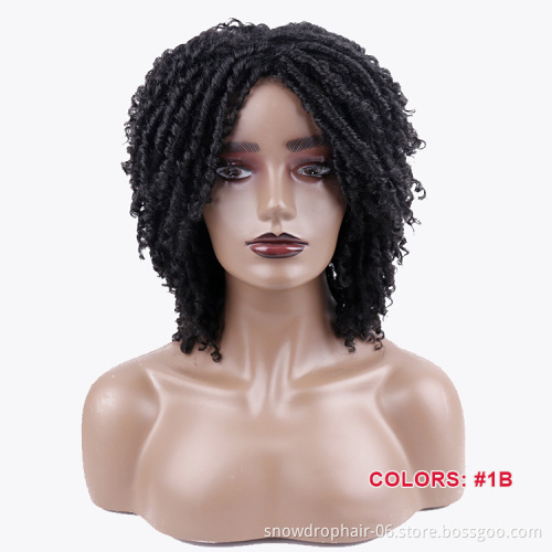 Dropshipping Wholesale Afro Dreadlocks Goddess Wigs Premium Cheap Synthetic Wigs Heat Resistant Synthetic Hair Wigs